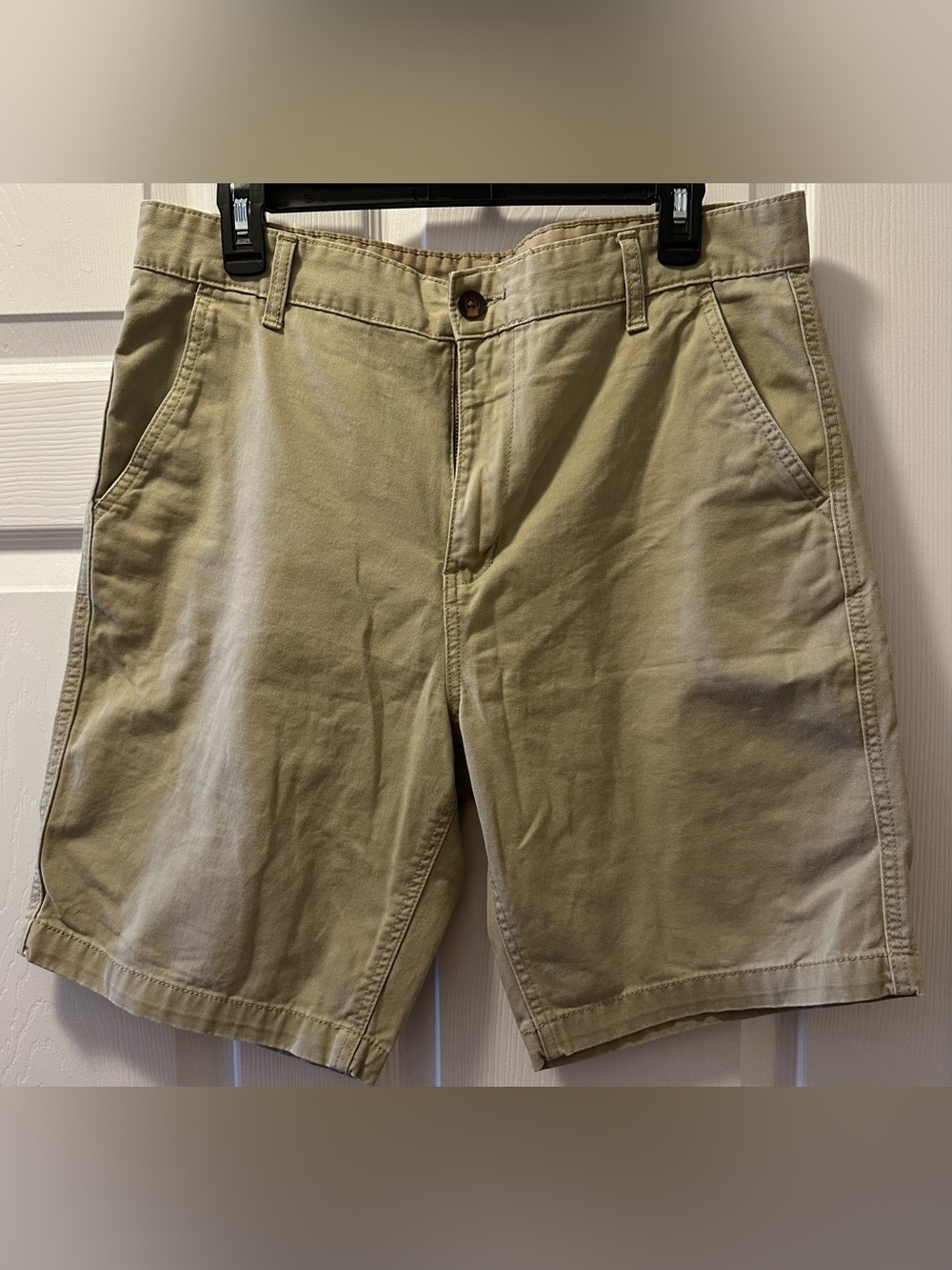 Faded Glory Men's Tan Flat Front Chino Shorts